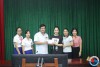 Tiếp nhận tài trợ vật tư y tế tại bệnh viện Nhi Thái Bình