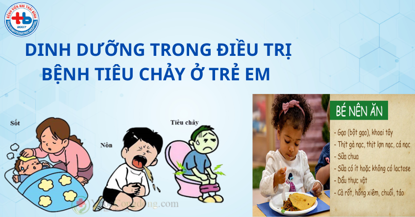 DINH DƯỠNG TRONG ĐIỀU TRỊ TIÊU CHẢY Ở TRẺ EM