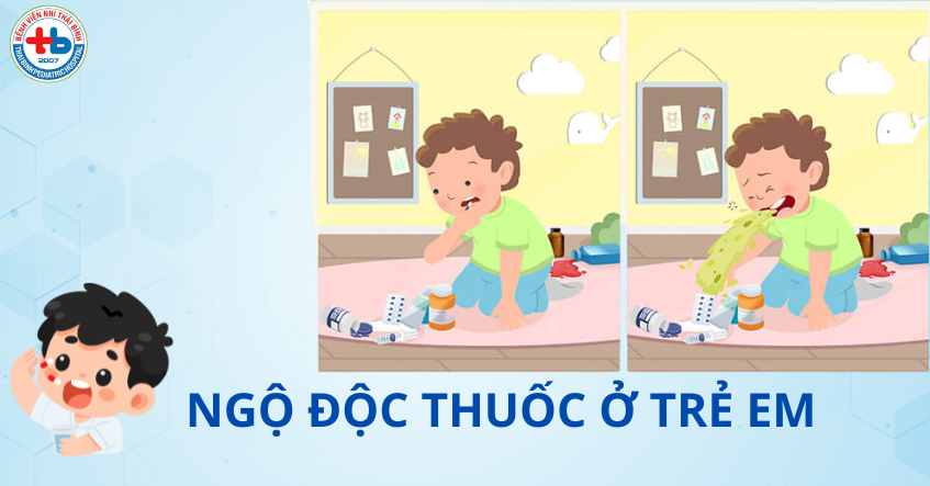 Cảnh báo và hướng dẫn xử trí ngộ độc thuốc ở trẻ em